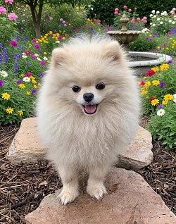 White Pomeranian