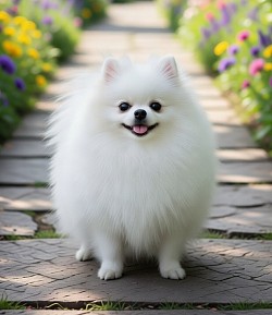 White Pomeranian